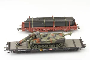 H0 Roco 820 AC Achs DB 486 1434-7 Panzer Schnellbrücke Biber Kratz/Mängel m.OVP2 - Picture 1 of 24