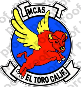 STICKER USMC MCAS EL TORO C  USMC Lisc # 20187 - Picture 1 of 1