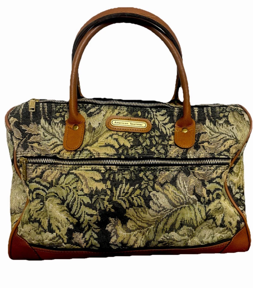 Винтажный American Tourister гобелен спортивная сумка багажа - Изображение 1 из 1