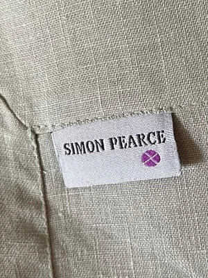 NWT Simon Pearce Smoke Gray 100% Linen 22 x 22 Napkins 2 Pieces Made in Belgium - Image 1 of 4