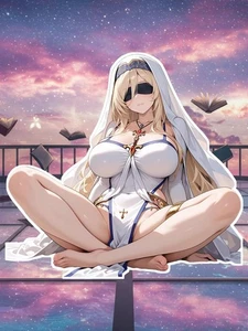 Anime Waifu Goblin Slayer Sword Maiden 6" Vinyl Sticker - Picture 1 of 1