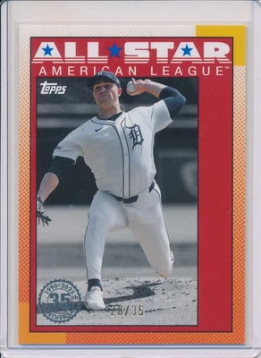 2025 Topps Series 2 - SEM NOME - 1990 All-Star Tarik Skubal 28/35 Cy Young Winner - Imagem 1 de 4