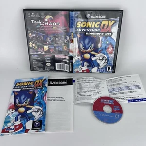 Sonic Adventure DX Director's Cut Nintendo GameCube Juego Completo Etiqueta Negra - Imagen 1 de 4