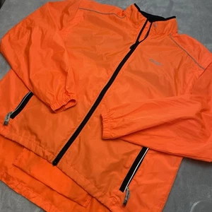 Chaqueta cortavientos convertible Canari chaleco para hombre XXL naranja cremallera manga ventilada - Imagen 1 de 13