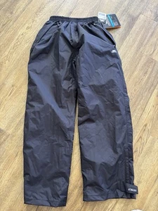 Trespass Echo Waterproof Trousers TP50 Black Age 9 to 10 Brand New WIth Tags - Picture 1 of 9