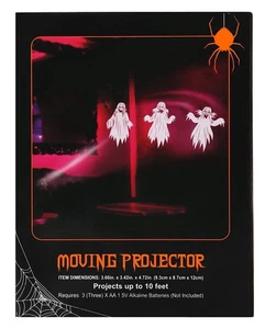 Proyector fantasma móvil Halloween proyectos casa embrujada 10’ - Imagen 1 de 6