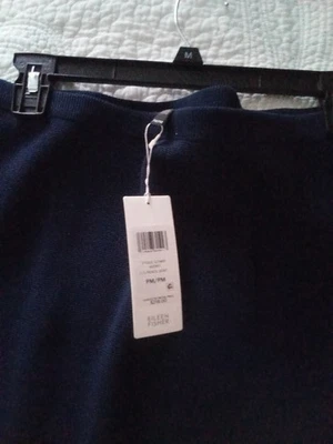 Eileen Fisher Skirt and Sweater Petite Med Silk Organic Cotton Interlock. - Image 1 of 4