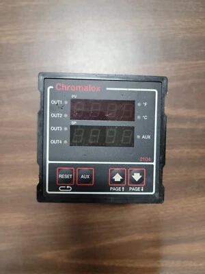 Chromalox 2104-AO000 Analog Output Temperature Controller Tested - Image 1 of 3