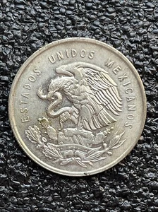 Mexico Estados Unidos Mexicanos 1 Peso KM# 457 1950 Mo ⚜️*️⃣🪙 1335 - Picture 1 of 2