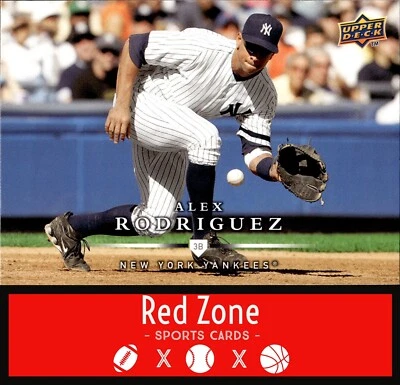 2008 Upper Deck - #590 Alex Rodriguez NM Set Break. - Image 1 of 2