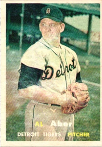 1957 Topps - Al Aber #141 - Tigers - Picture 1 of 2