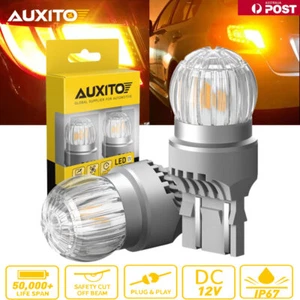 2X AUXITO T20 7443 7440 LED CAR BRAKE STOP TAIL LIGHT BULB 12V AMBER RED WHITE - Picture 1 of 29