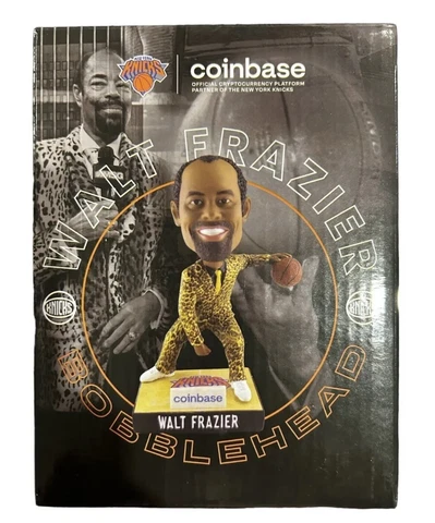 Walt Clyde Frazier New York Knicks Bobblehead Arena Giveaway SGA MSG NEW IN BOX Cover