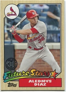 2017 Topps Series 1 ALEDMYS DIAZ 1987 Topps Baseball - CARDINALS - #87-46 - Picture 1 of 1
