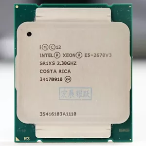 Intel Xeon E5-2670V3 Processor (2.30GHz , LGA 2011-3 , 12-Core) - SR1XS 120W - Picture 1 of 2