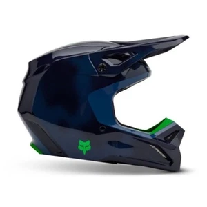 FOX RACING V1 MX MOTOCROSS HELMET TAUNT NAVY 2025 ADULT SIZE X-LARGE - Picture 1 of 1