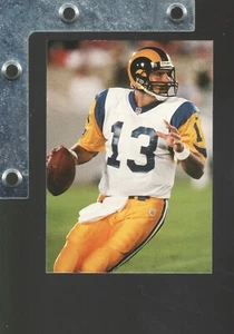 1999 Collectors Edge #201P Kurt Warner First Place Promo PLAIN NO FOIL RARE RAMS - Foto 1 di 1