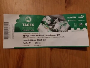 Used Ticket 2.Bundesliga 2022/23 Greuther Fürth vs Hamburger SV HSV - Bild 1 von 1