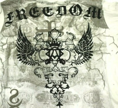 Camiseta grande para hombre Roar Brand Freedom Distressed camisa grande Foto 1 de 4