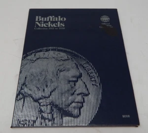 Whitman Album of Buffalo Nickels with Semi-Key Dates 1913-38 - Picture 1 of 8