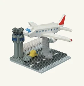 NEW NANOBLOCK AIRPORT Sites Nano Block Micro Sized Building Blocks Kawada BH-187 - Picture 1 of 4