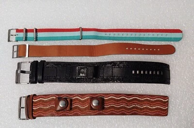 Браслеты ремешки для часов OSSIL натуральная кожа (комплект из 2) плюс 2 других  - Изображение 1 из 4