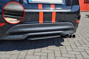 Diffusor Mittelteil Spoiler aus ABS Ford Fiesta Sport JA8 Facelift schwarz glanz - Bild 1 von 2