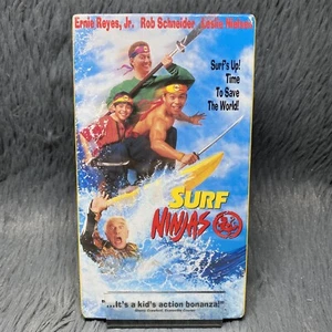 Surf Ninjas VHS Tape 1993 New Line Rob Schneider Leslie Nielsen Comedy SEALED - Picture 1 of 6