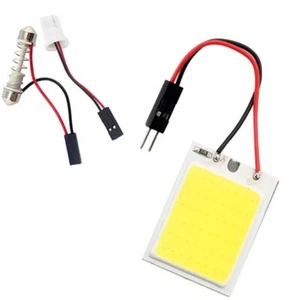 4xCOB 24SMD LED T10 BA9S Festoon Dome Car Interior Door Map Light Bulbs 12V - Picture 1 of 11