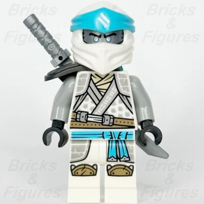 LEGO® Ninjago Zane Minifigure Crystalized White Ice Ninja 71771 njo763 Minifig - Image 1 of 3