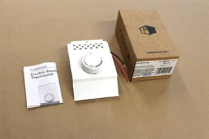 Baseboard Built-In SP Thermostat White Model BTF1W 125-240 60 Hz 22AMP Series F - Picture 1 of 4