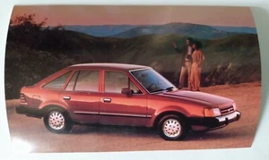 Cartolina Promo Concessionaria Ford Escort 1987 Gentilini Ford Woodbine, NJ - Foto 1 di 2