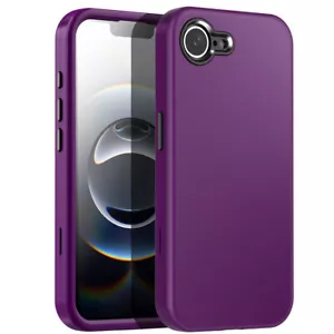 For iPhone 16e Case Shockproof Heavy Duty Cushion Hard Protective Cover Military - Picture 1 of 37