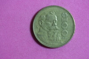ESTATE FIND 1990 - MEXICO $100 PESOS V. CARRANZA! #J28554 - Picture 1 of 2