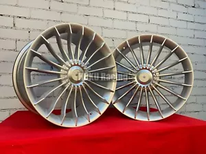 4X 19 Zoll Alpina Style 5X120 Silber Alufelgen für BMW E34 E38 E39 E60 E61 - Bild 1 von 24