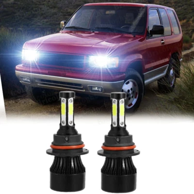For Isuzu Trooper 1987-2002 6000K 2PC 9004 LED Headlight High/Low Beam Bulbs Kit - Image 1 of 4