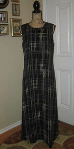 JOSEPHINE CHAUS Geometric Print Summer Maxi Sheath Dress ~ Sz 12 ( L ) - Picture 1 of 9