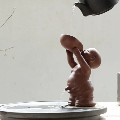 Смешной чай домашних животных Pee кукла творческий дом украшение Zisha фиолетовый глины чая играть детей - Изображение 1 из 4