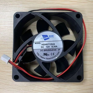 1PCS New HXH HDH0712UA Cooling Fan 7025 DC12V 0.35A 7CM 2Pin - Picture 1 of 1