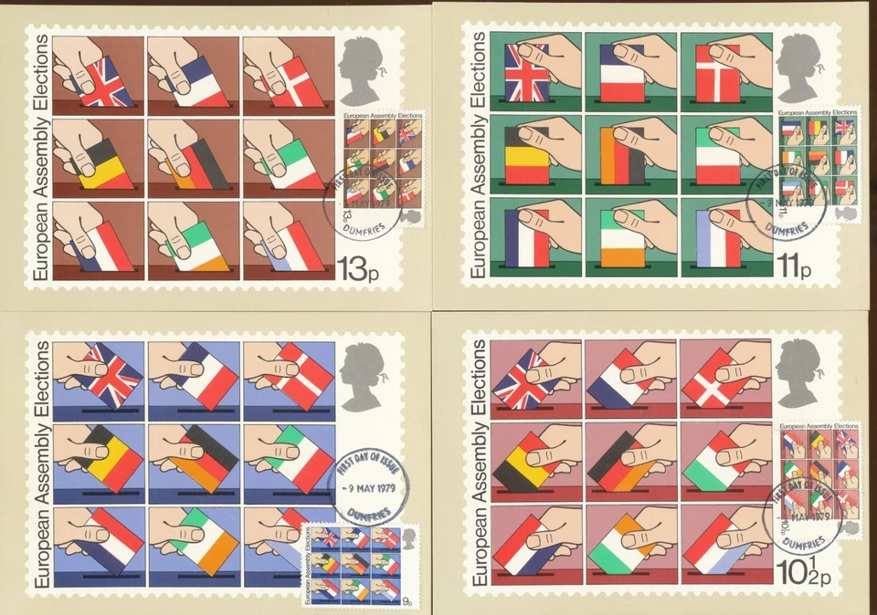 PHQ 35 - EUROPEAN ASSEMBLY ELECTIONS - FDI ON FRONT - MAXI CARDS - LOT 76 - Image 1 of 1