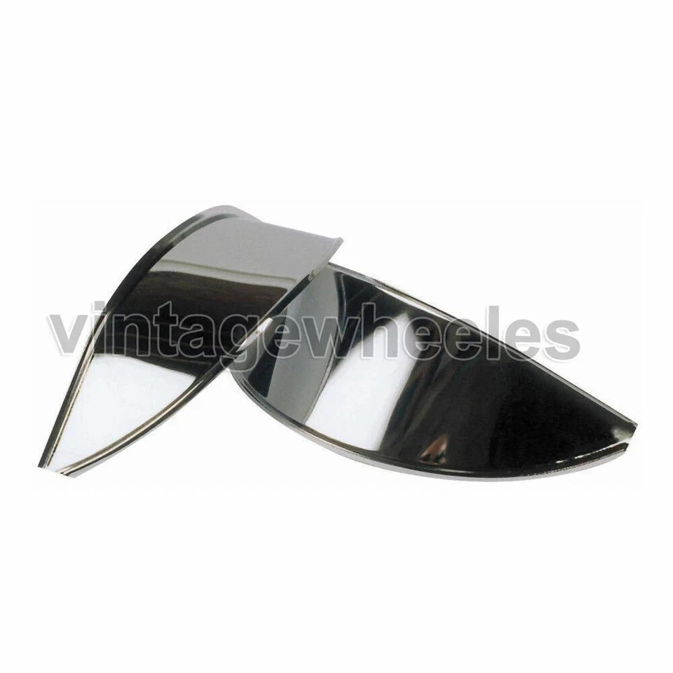 Aston Martin Oldtimer 7 " Edelstahl Poliert Scheinwerfer / Lampe Peak Blende - Bild 1 von 1