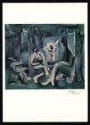 Hand Signed By Pablo Picasso, Lithograph From ?Les Dejeuners?, With Coa.