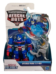 Playskool Heroes Transformers Rescue Bots Optimus Prime & T-Rex - Picture 1 of 5