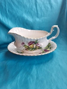 Royal Albert Highland Cardo Salsa Barco con Placa Base - Imagen 1 de 21