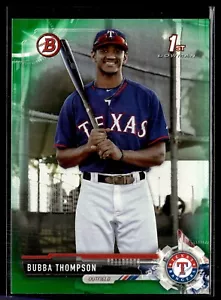 BOWMAN GREEN 2017 /99 1° PROSPETTO BUBBA THOMPSON RANGERS - Foto 1 di 1