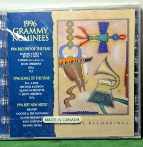 96 Grammy Nominees Record & Song of the Year & Best New Artist-Canada Import CD - Picture 1 of 3