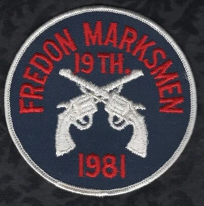 Northport New York 1981 19th Marksmen Police Pistol Shoot Patch  4" - Picture 1 of 2