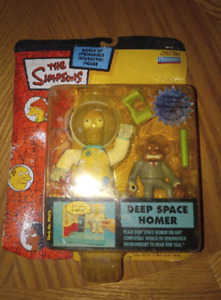 The Simpsons WOS World Of Springfield 5 figure + more lot see photographs