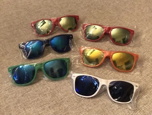 NEW 6 Pairs Of Unisex Fun & Colorful Sunglasses - Picture 1 of 4