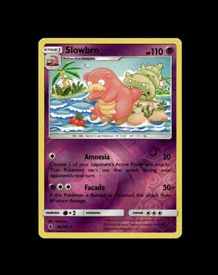 Slowpoke Slowbro Slowking Pokemon Card! Holo/Reverse Holo EX  V Full Art Cards! - Image 1 of 2